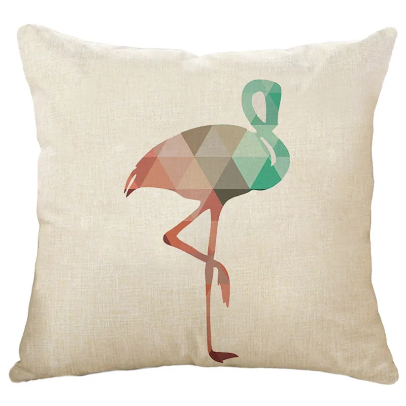 wholesale wedding gift cushion cover Spanish passion creative flamingo couple party pillow car home decorative case | Дом и сад