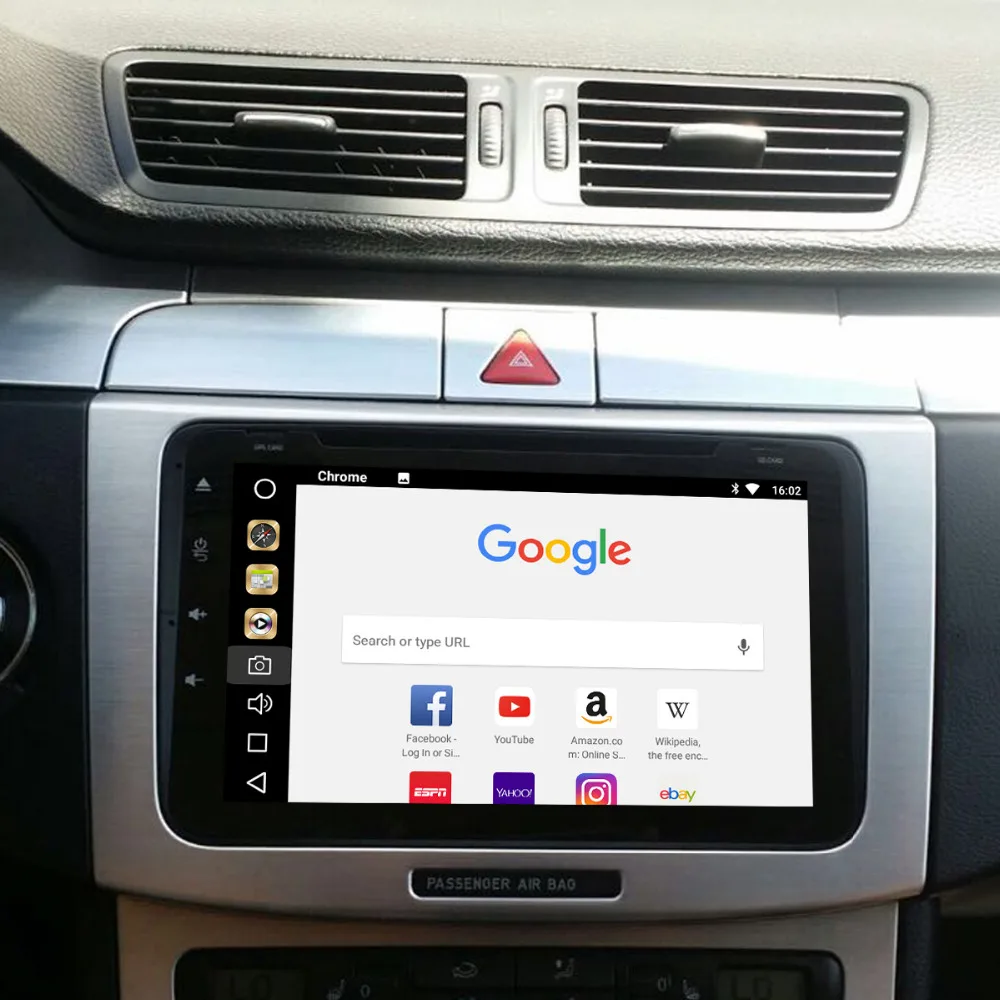 JSTMAX 8 'ɺndroid 9.0 4G + 64G ISP экран автомобильный DVD Радио стерео плеер для Golf Polo Passat
