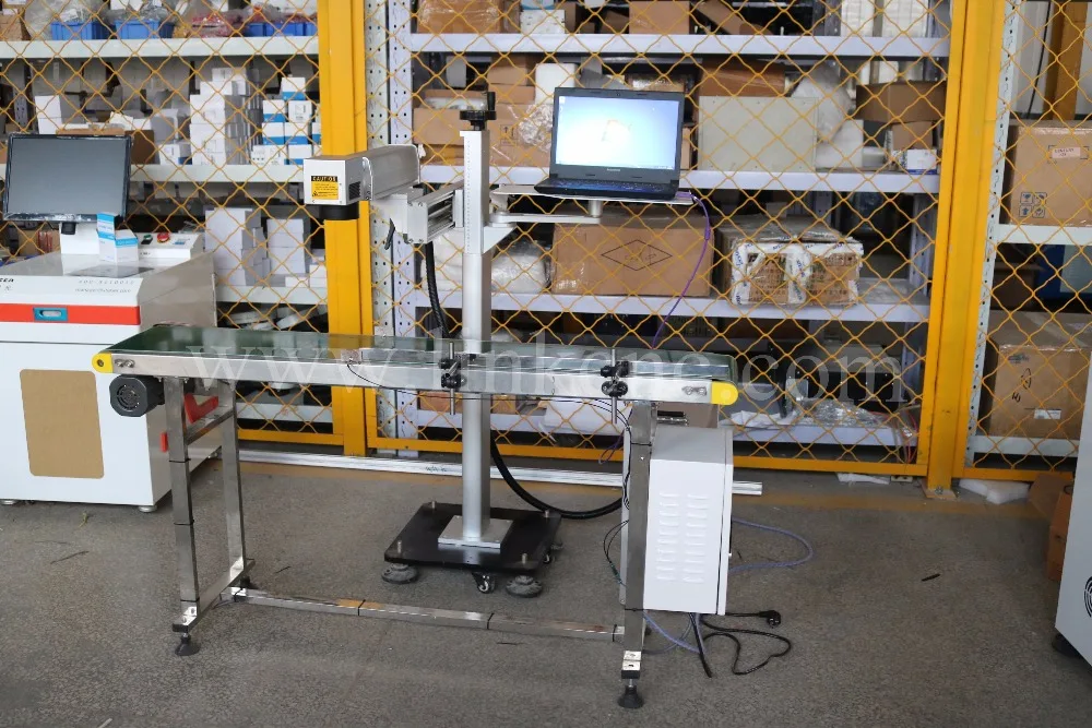 Массовое производство CNC волоконно оптический лазер с конвейерной лентой|cnc