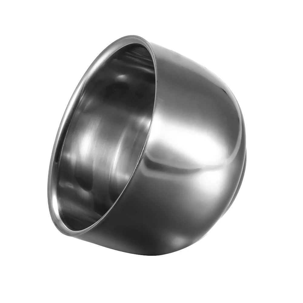 7 5 см серебряная чаша для бритья из нержавеющей стали щетка бритва бороды чашка