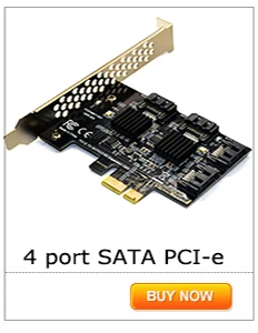 PCIe SATA плата расширения pci express к sata3.0 8 портов Плата расширения pci-e sata 3 конвертер Marvell двойной чип для От 3 до 8 лет HDD