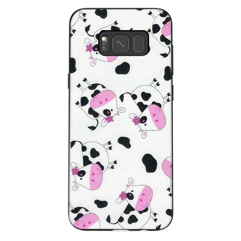 Милый силиконовый чехол для телефона Samsung S6 S7 Edge S8 S9 S10 Plus S10E с изображением