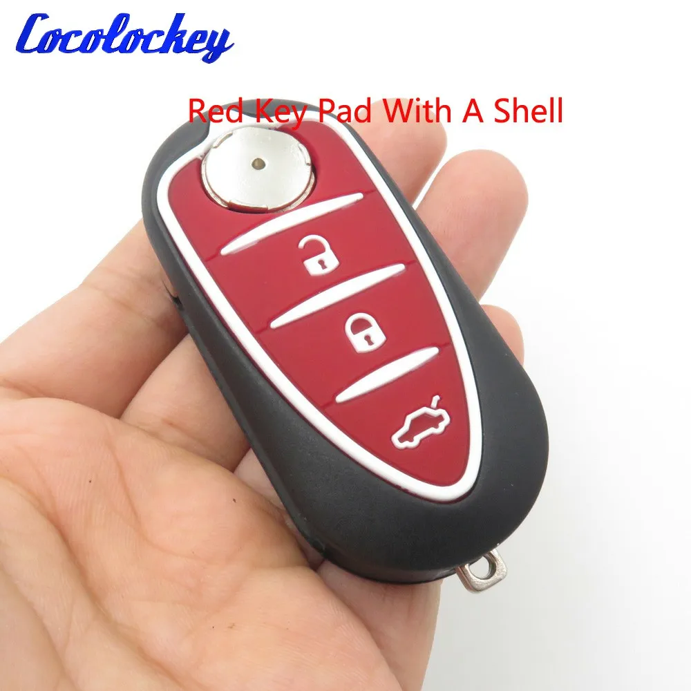 Cocolockey сменный автомобильный чехол для ключей подходит Alfa Romeo Mito Giulietta GTO 159 3 кнопки