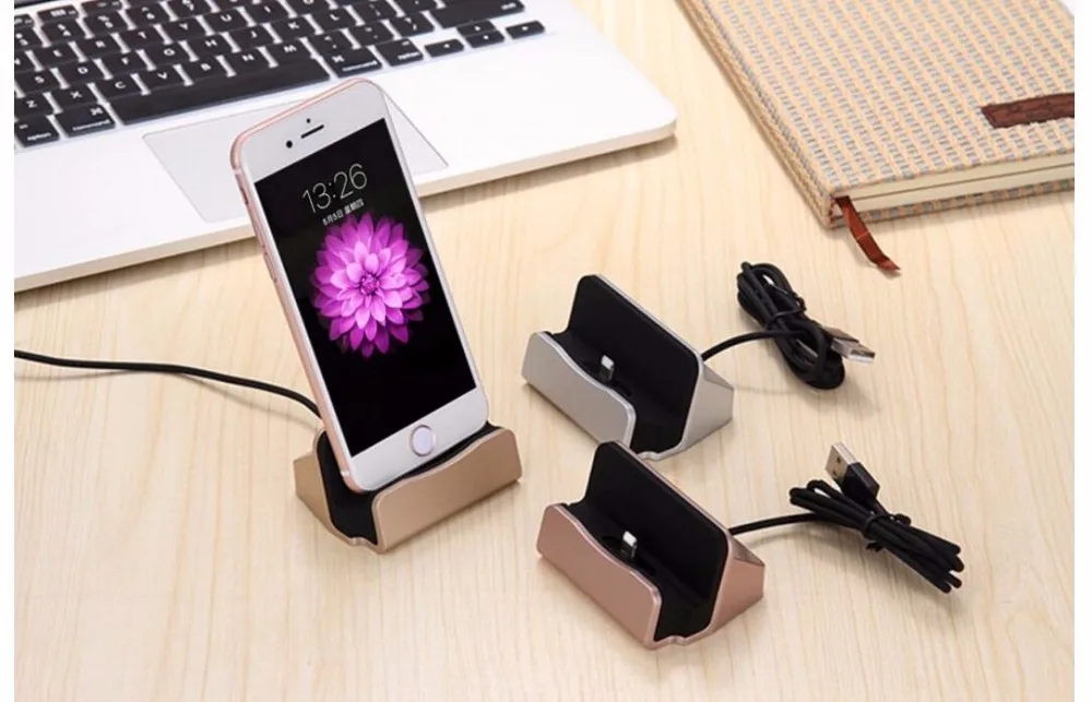Станция Зарядное Устройство для Молнии ios UCB док док-станция зарядки iphone 5 6/6 s 7/7