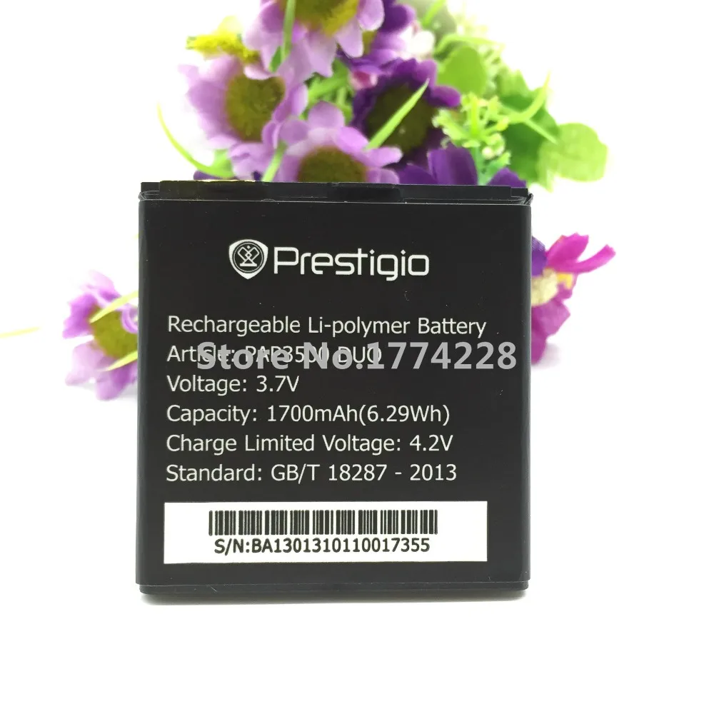 Аккумулятор MLLSE PAP3500 1700 мАч для Prestigio MultiPhone DUO 3500|battery for prestigio|battery forbatteries batteries |