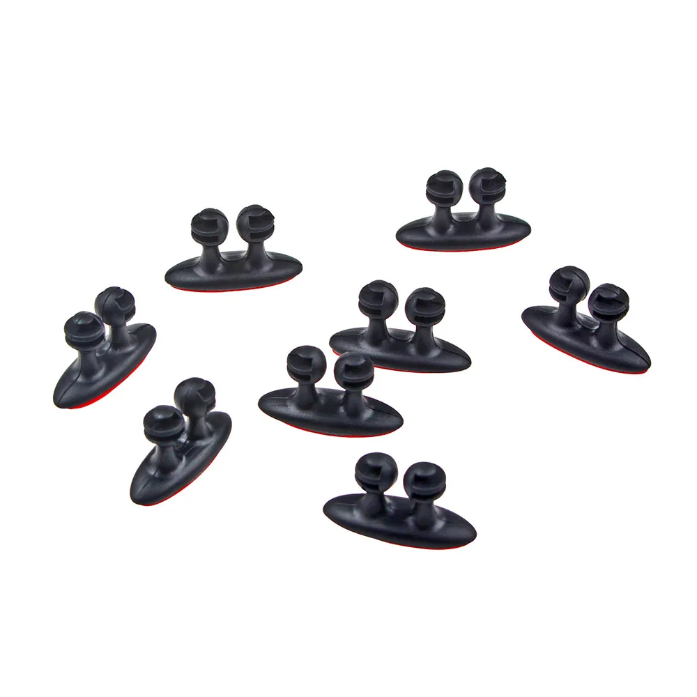 8 шт. Портативный автомобиля Провода клип usb кабель фиксированной зажим зарядки