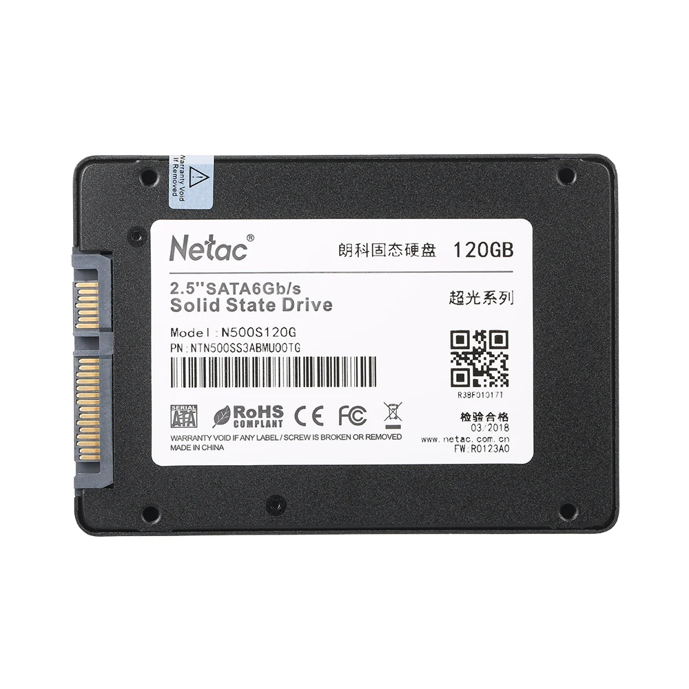 Netac N500S SSD 60 ГБ 120 240 г 320 480 SATA6Gb/s 2 5 дюйма Внутренний твердотельный накопитель SATA HD Dist