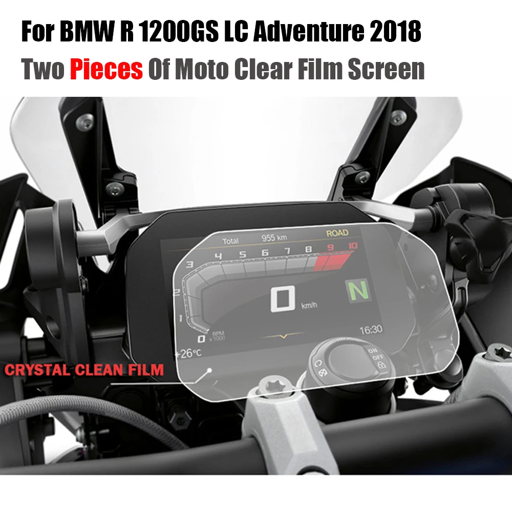 Для BMW R1200GS LC ADV Adventure 2018 2019 Защитная пленка для экрана R1200 GS R 1200 GS|Накладки и