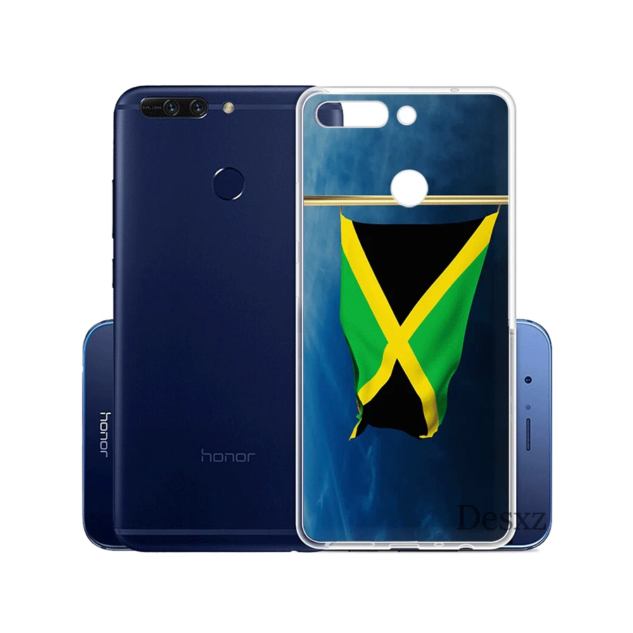 Чехол для телефона с ямайским национальным флагом Huawei Honor Note 6A 6C 7A 7X 7C Pro 8 9 10 Lite Play