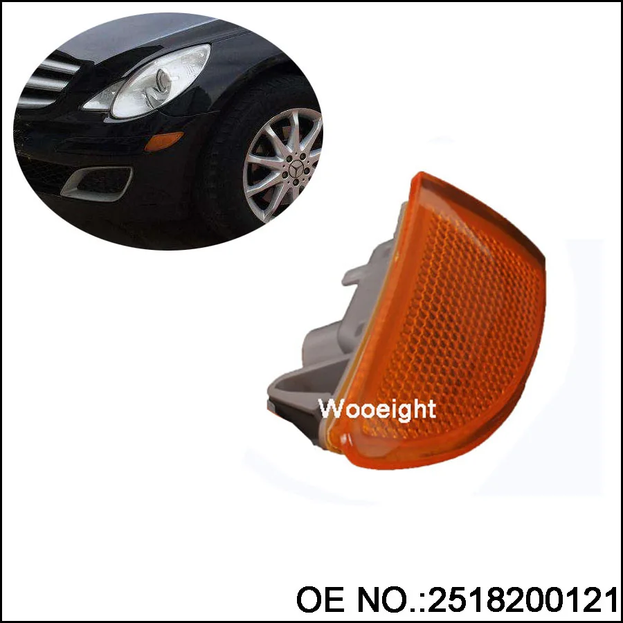 Wooeight 1 шт. передний бампер левый указатель поворота световая лампа 2518200121 для Mercedes