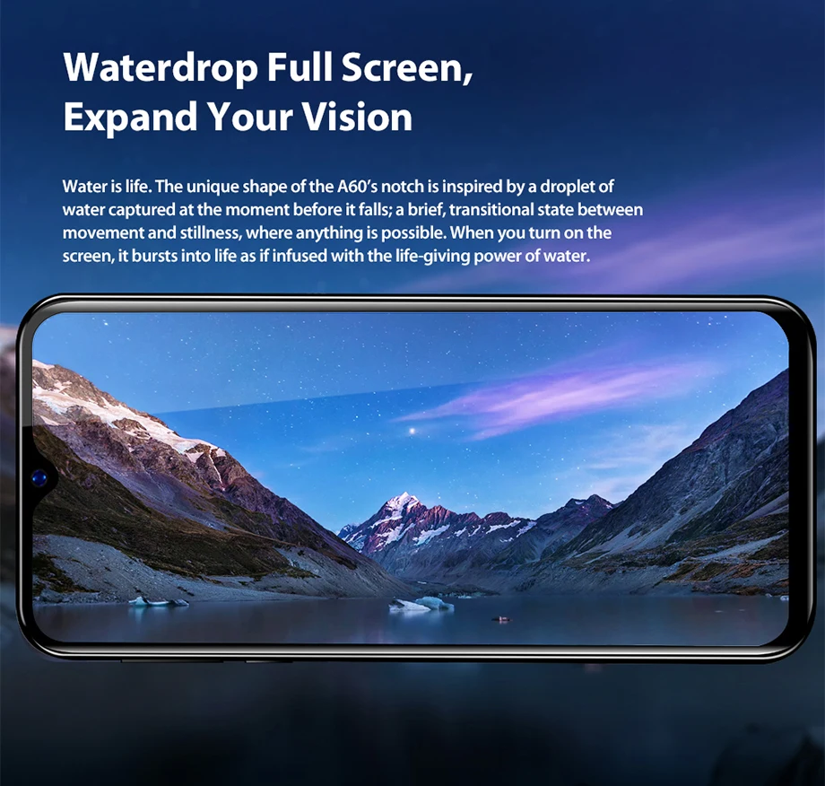 Blackview A60, мобильный телефон, четырехъядерный, Android 8,1, 4080 мАч, смартфон, 1 ГБ ОЗУ, 16 ПЗУ, 6,1 дюйма, 13 МП+ 5 Мп камера, 3G мобильный телефон