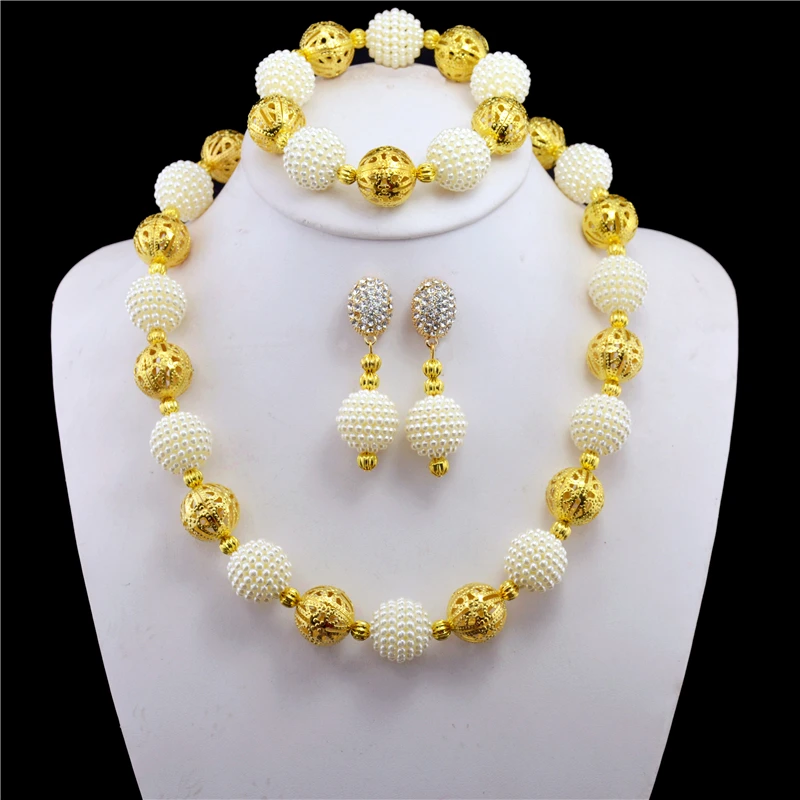 Один ряд синий африканский бисер ювелирный набор нигерийские Свадебные