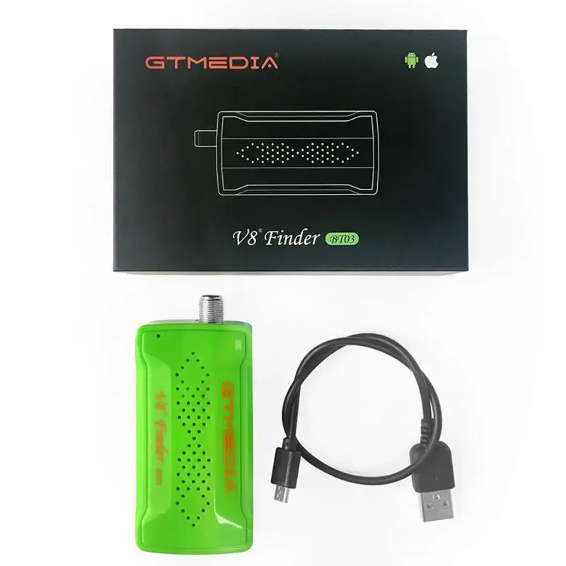 GTMEDIA Satellite v8 Finder BT03 для freesat v7 спутниковый искатель hd спутниковый сигнал радио подключение телефона через Bluetooth