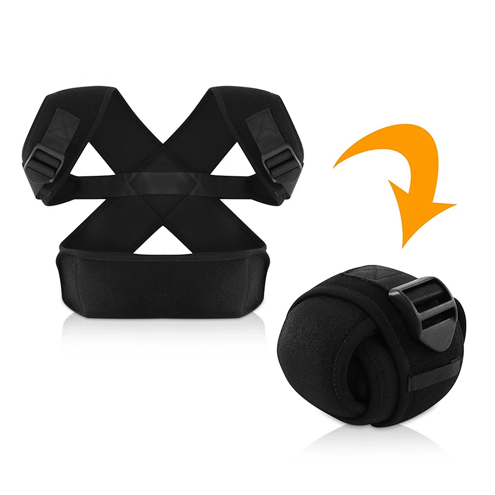 Регулируемый корректор X Shape корсет для спины выпрямитель верхней части плеча