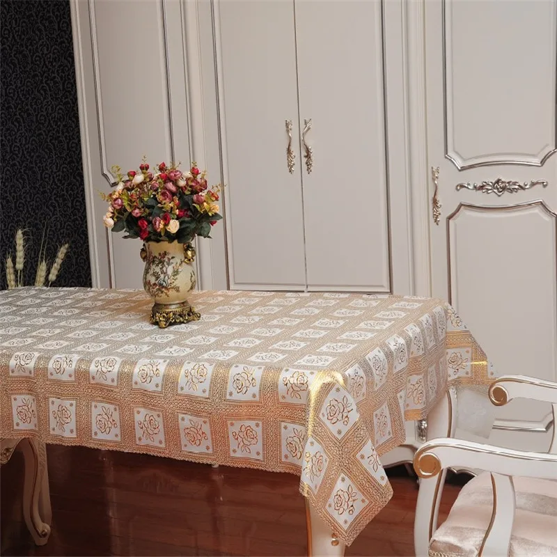 Бесплатная доставка Лидер продаж 002 бежевая дешевая скатерть из ПВХ коврик для