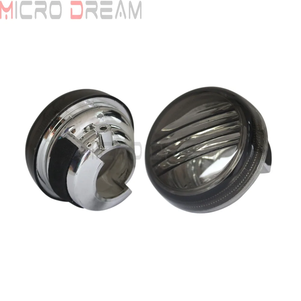 1 пара Дымчатых линз для указателей поворота мотоцикла Suzuki Boulevard C109R M109R M50 C50 C90 VL800