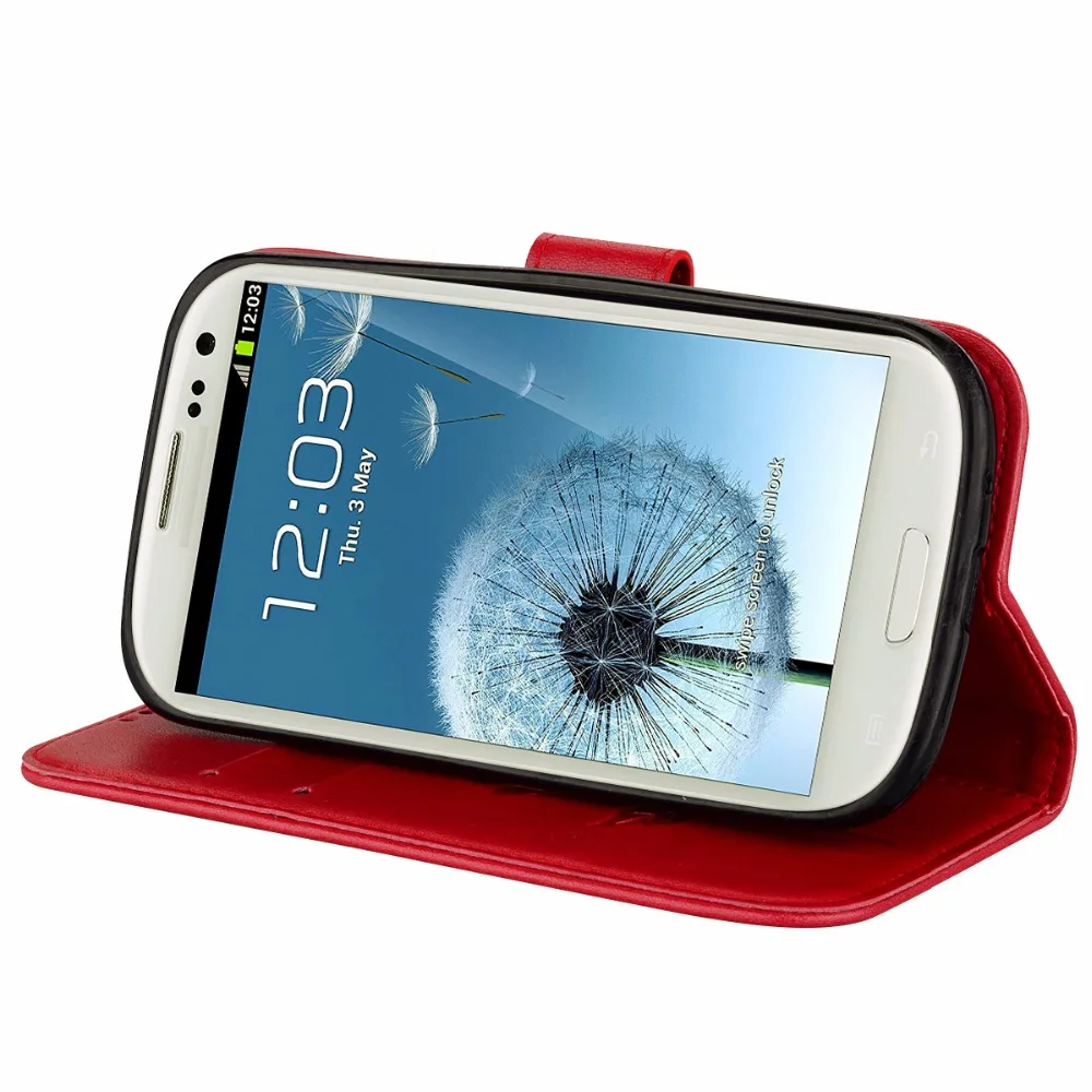Чехол-бумажник для Samsung S3 кожаный силиконовый чехол телефона Galaxy Neo i9301 GT-I9301 i9300 Duos