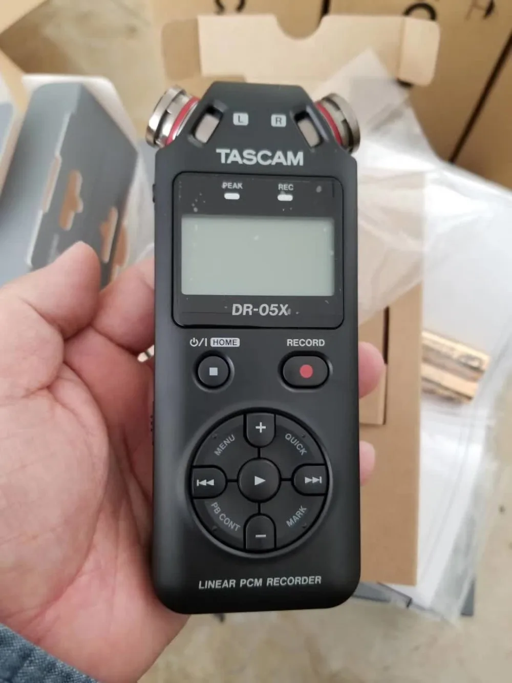 Новая версия TASCAM DR05x DR 05X ручной профессиональный портативный цифровой диктофон