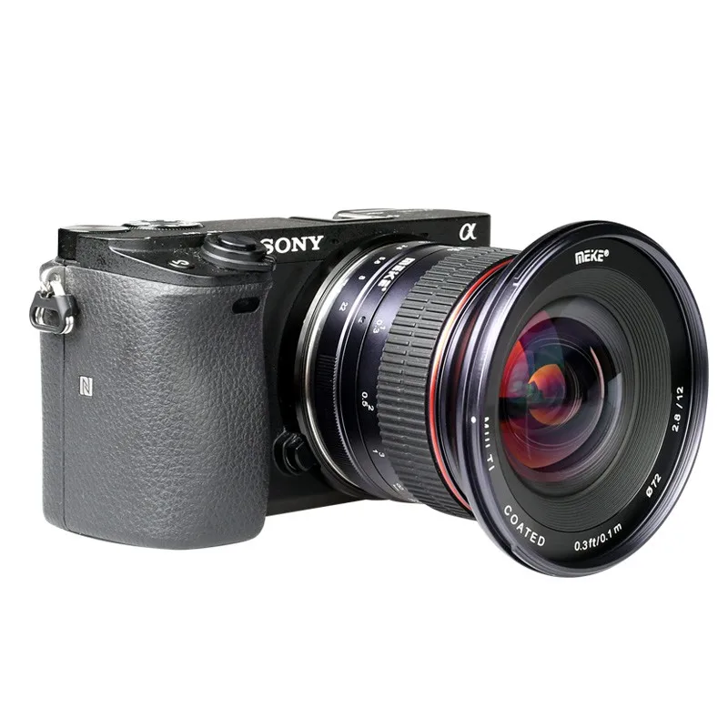 Meike 12 мм F2.8 широкоугольный объектив для камеры с ручной фокусировкой и