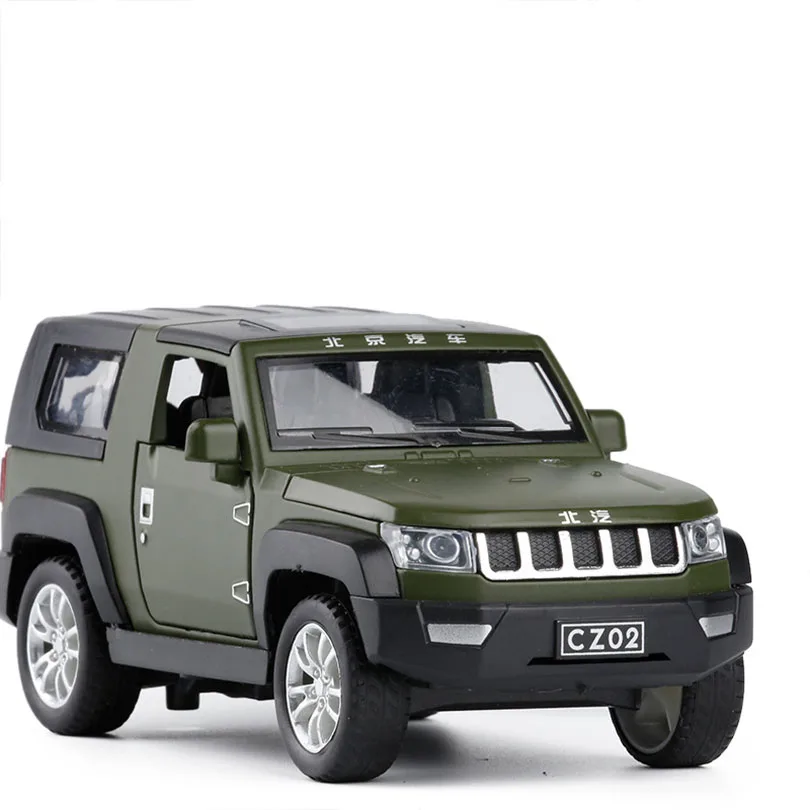 Модель автомобиля 1/32 BJ400 Wolf Warriors bj модель из сплава детские игрушки настоящая