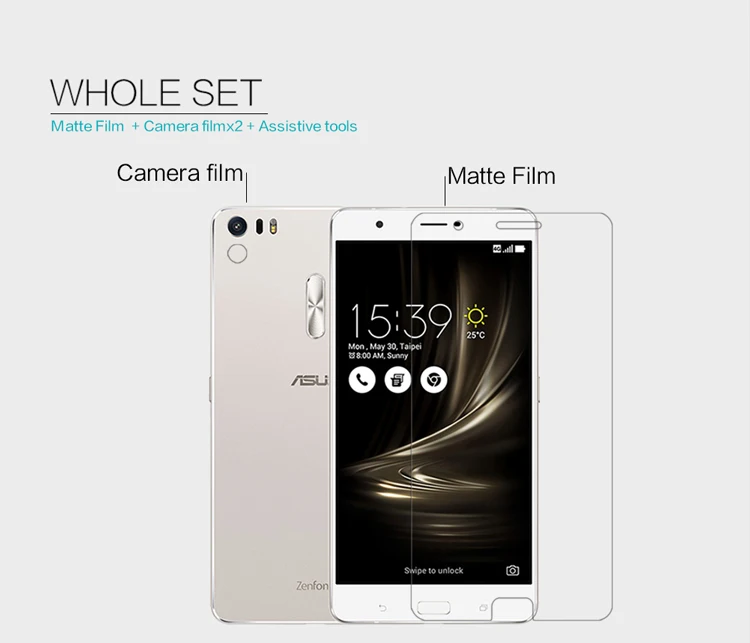 NILLKIN С Антибликовым Покрытием Экран Протектор Фильм Гвардии для Samsung Asus Zenfone 3