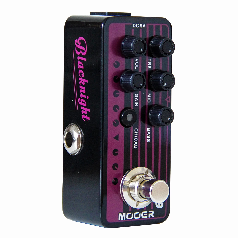 Mooer 009 Blacknight Delay and reverb effect with tap tempo effect pedal Independent 3 band EQ and A/B footswitch enlarge