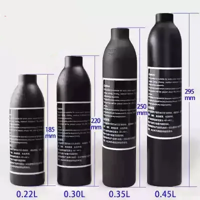PCP Пейнтбол ВВС HPA цилиндр воздушная бутылка 0.2L/0.3L/0.35L/0.45L бак 300bar 4500psi M18 * 1 5 резьба