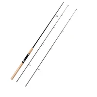 double tip high elastic 2 sections rod for lure fishing by the river or on boat without line wheels