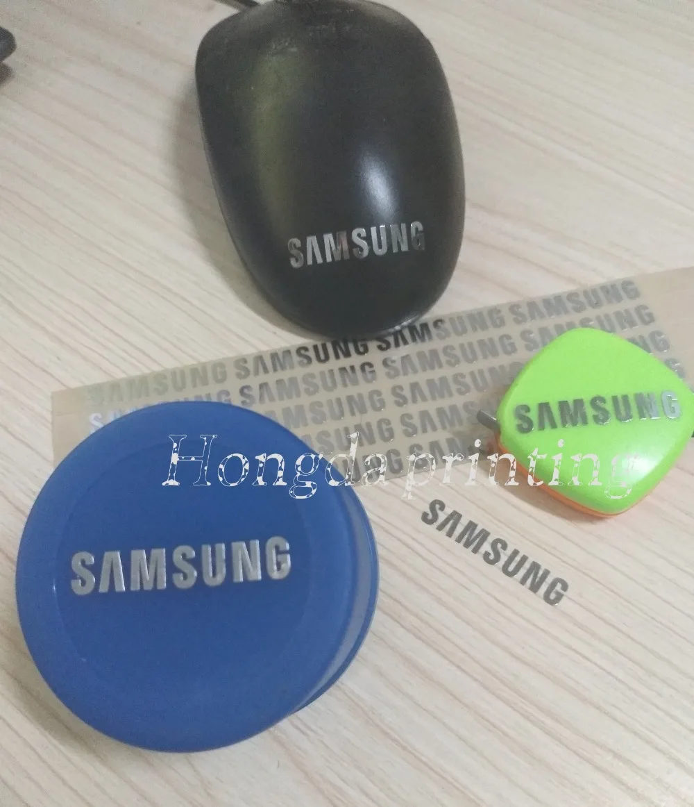 Бесплатная доставка 100 x см шт./лот Серебряный логотип Samsung металлическая паста