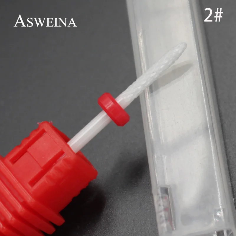 ASWEINA 1 шт. керамический сверло для ногтей педикюр машина электрическая твердосплавная дрель 3/3" хвостовик машина аппарат для маникюра аксессуары