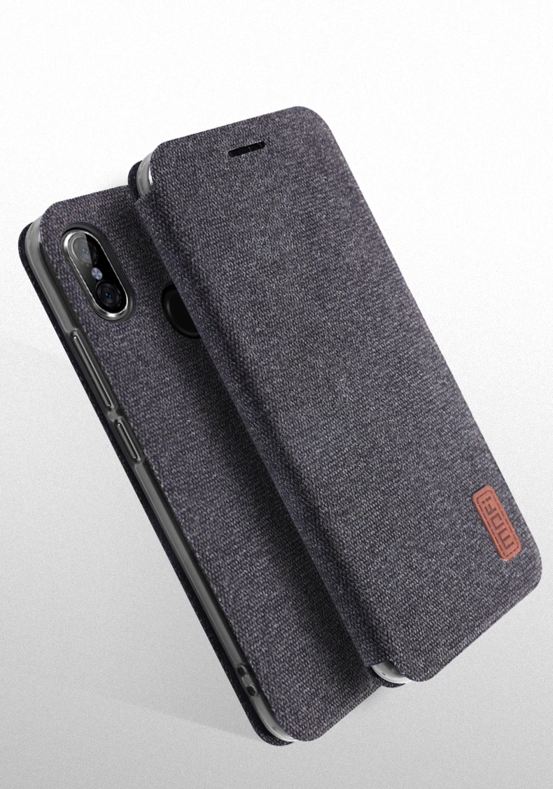 Чехол для redmi note 5, MOFI, чехол для xiaomi redmi note 5 global, тканевый флип-чехол для redmi note 5 pro, Силиконовый ТПУ, полный чехол, чехол 5,99