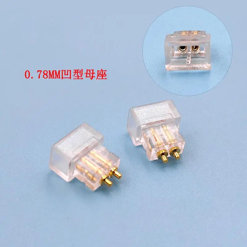 Гнездовой разъем 0 78 мм для 18pro UE5 UE10pro UE11pro UE18 UM3X W4R jh192|Аксессуары наушников| |