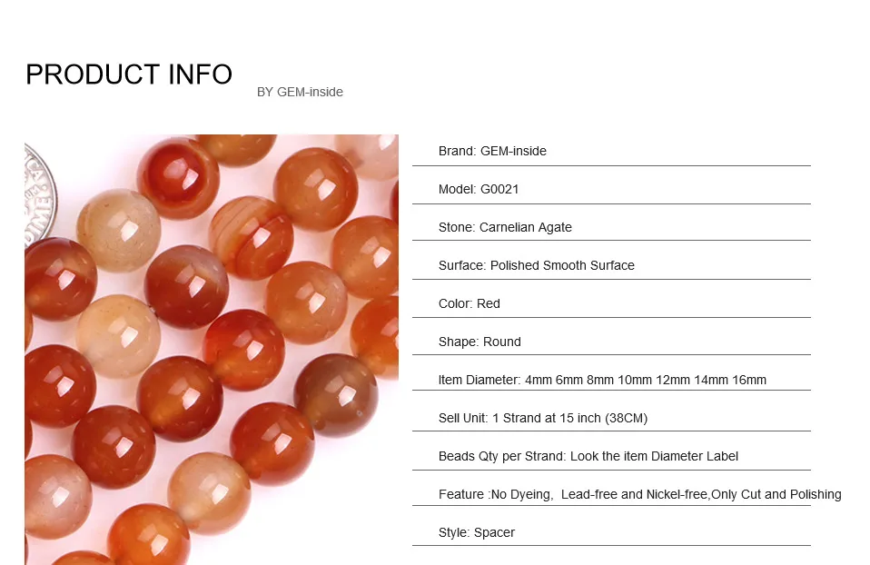 Натуральный Красный carnelian, круглые бусины для изготовления ювелирных изделий 15 дюймов рукоделие ювелирные бусины для браслетов Цепочки и ожерелья делая 6 мм 8 мм 10 мм