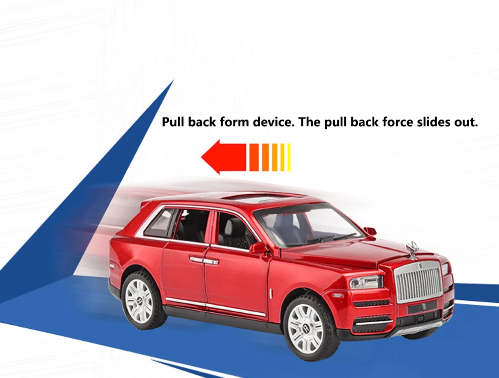 1:32 Rolls Royce Musical Lighting Machine Diecasts Toy Vehicles Hot Wheel Car Model With Car Hot Wheel Doors Can Be Opened Toy