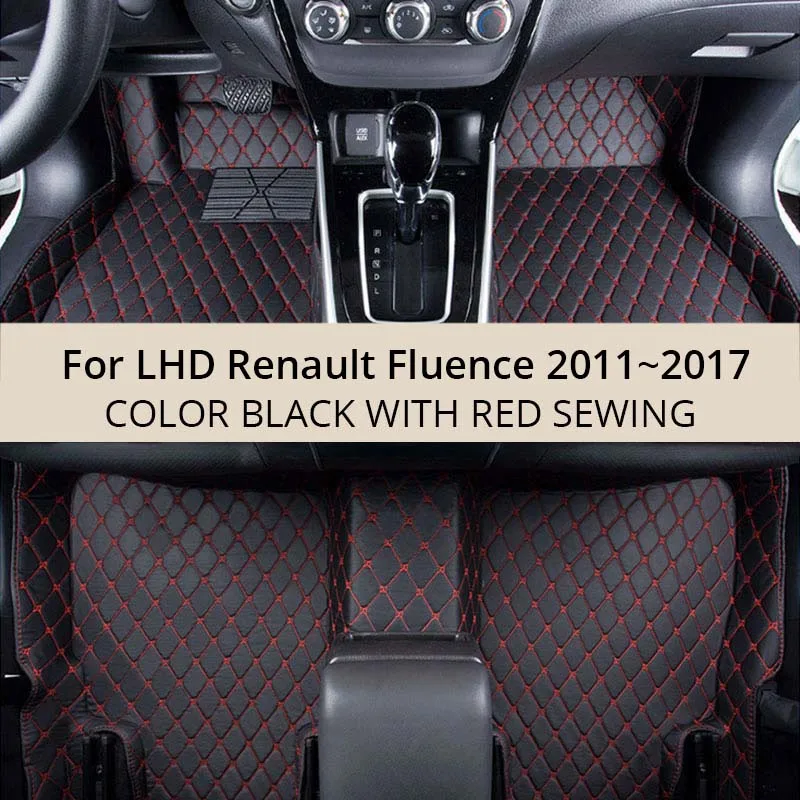 Для леворульных автомобилей Renault Fluence 2017 2016 2015 2014 2013 2012 автомобильные коврики