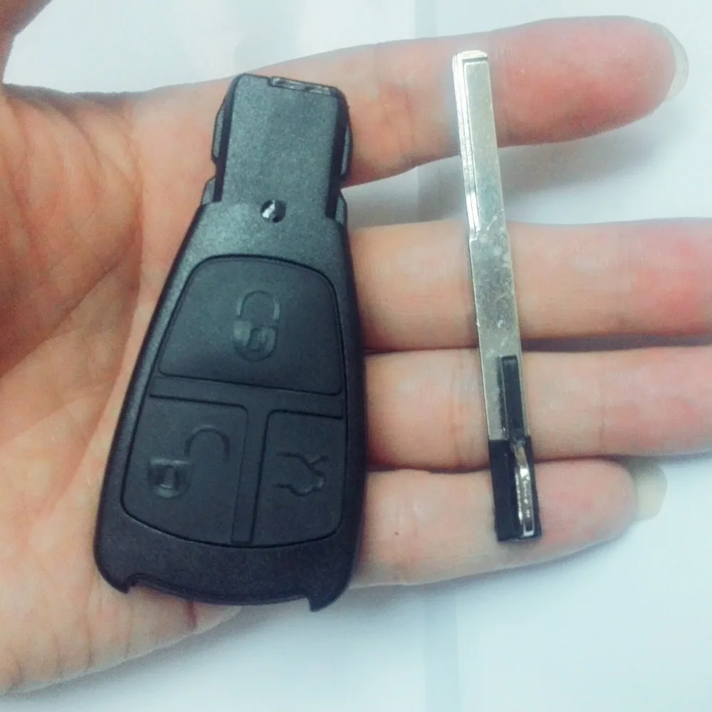 Старый стиль 3 кнопки дизайн для Benz Mercedes C180 1998 2004 W202 чехол ключей смарт карты с