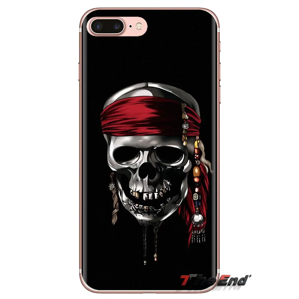 For Huawei G7 G8 P7 P8 P9 P10 P20 P30 Lite Mini Pro P Smart Plus 2017 2018 2019 TPU Skin Case pirates of the caribbean skull Art |