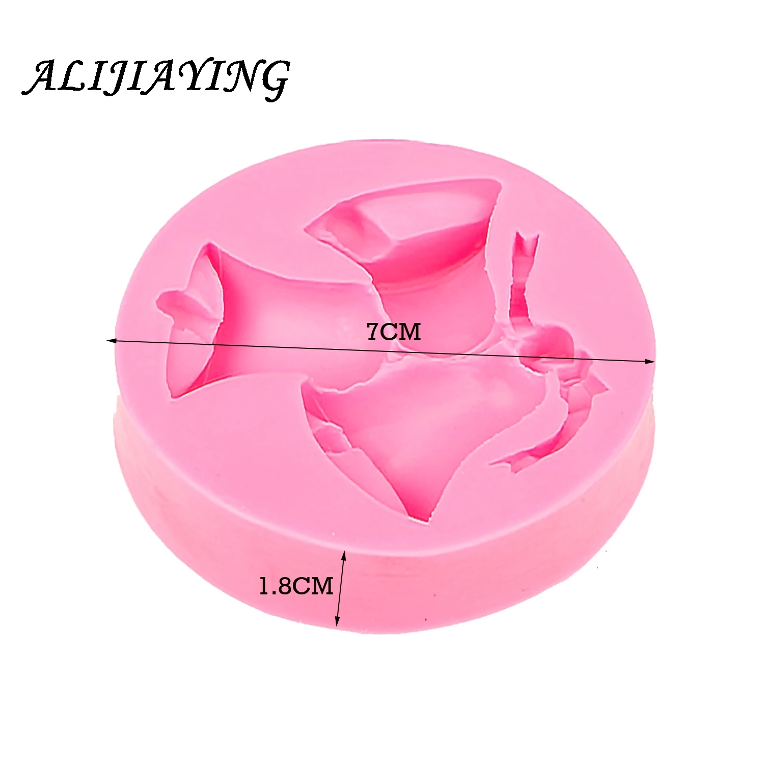 1 шт. рождественские колокольчики в форме помадки силиконовые формы для