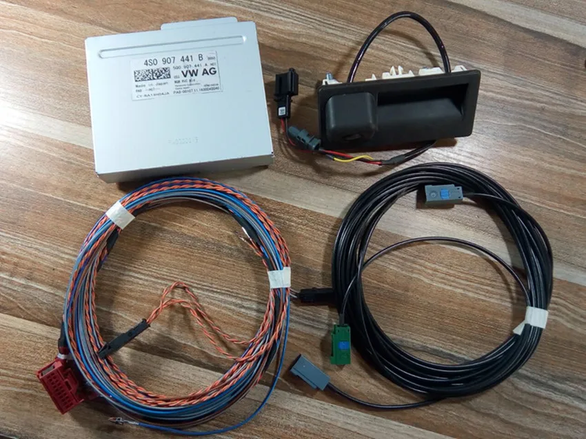 Для Audi A6 4G A7 Руководство линия реверсивная камера rvc сзади Камера 4S0 907 441 B& 8V0 827 566