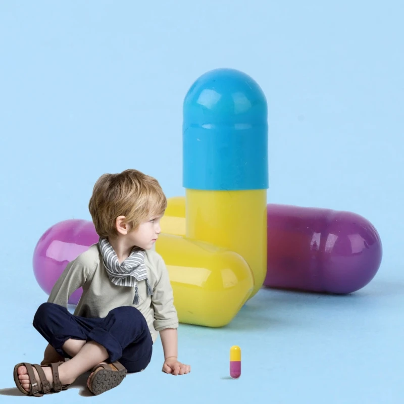 Новая капсула с откидной крышкой Jump Beans забавные детские игрушки волшебная
