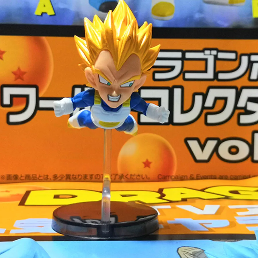 8X5 см 6 стилей Dragon Ball Z Goku Vegeta Birus Fliesa King WCF фигурка &quotDragon Ball&quot игрушка для мальчиков