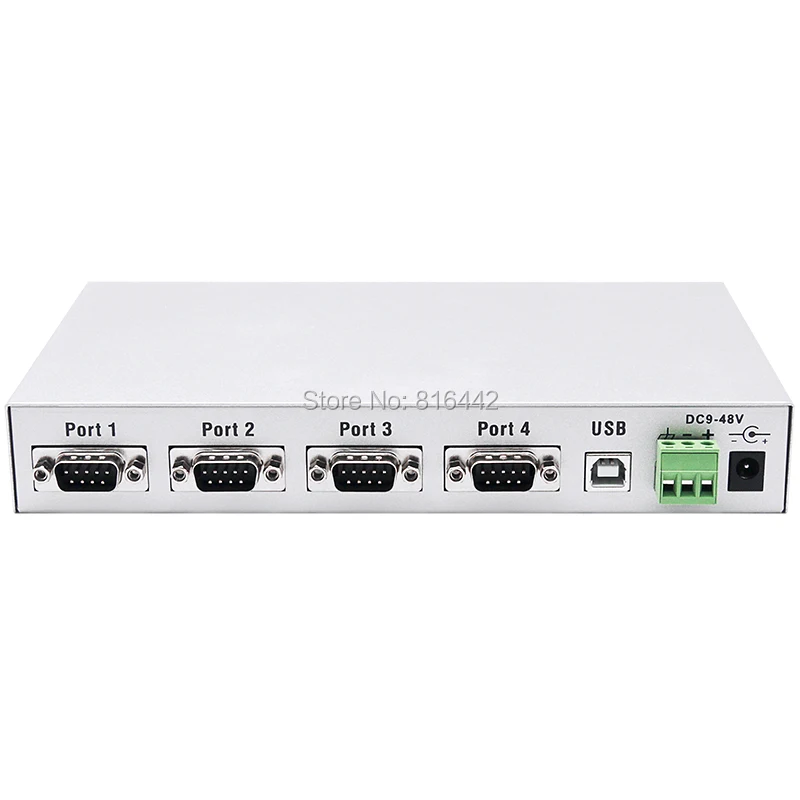 4 порта rs232 конвертер usb в последовательные конвертеры DB9 com RS232 концентратор