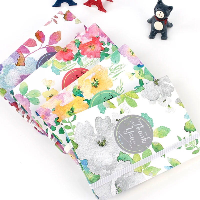 Winzige Flowery планировщик с жестким покрытием блокнот офисные школьные