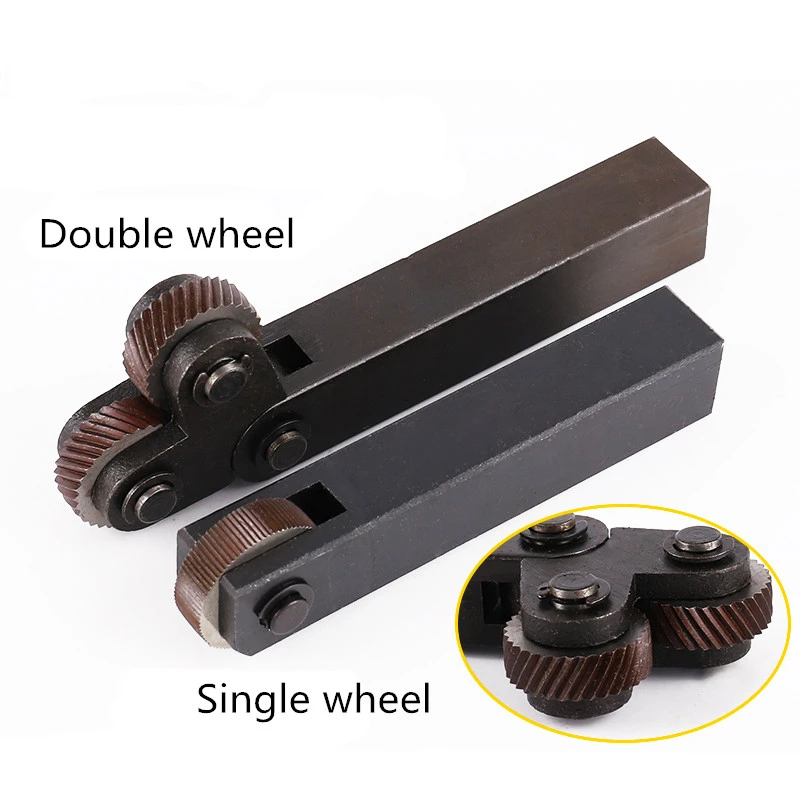 

New 1PCS HSS 0.3/0.5/0.6/0.8mm/1.0mm/1.2mm/1.5mm/1.8mm/2.0mm Pitch Diagonal Coarse Knurl Wheel Knurling Roller Linear Knurl Tool