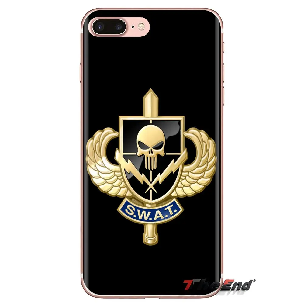 Для LG G3 G4 Mini G5 G6 G7 Q6 Q7 Q8 Q9 V10 V20 V30 X Power 2 3 K10 K4 K8 2017 TPU чехол Чехлы Swat команда логотип