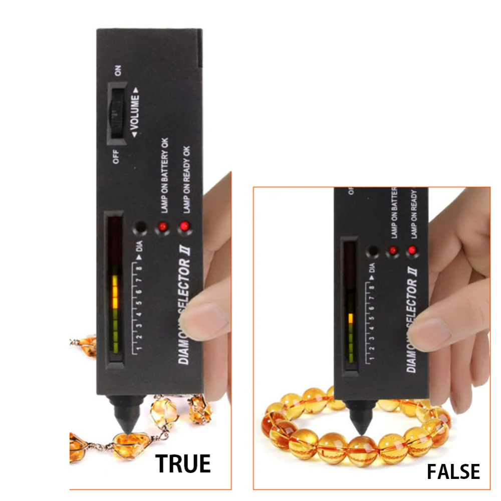 

V2 Professional High Accuracy Diamond Tester Gemstone Gem Selector Jewelry Watcher Tool LED Diamond Indicator Test Pen new