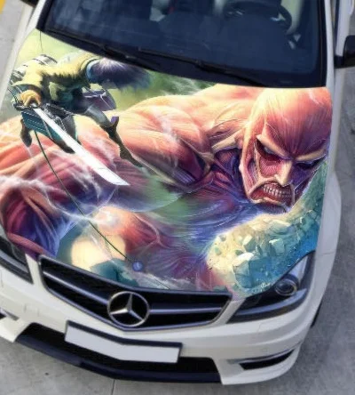 Забавные наклейки с левой стороны на автомобиль большой человек капюшон