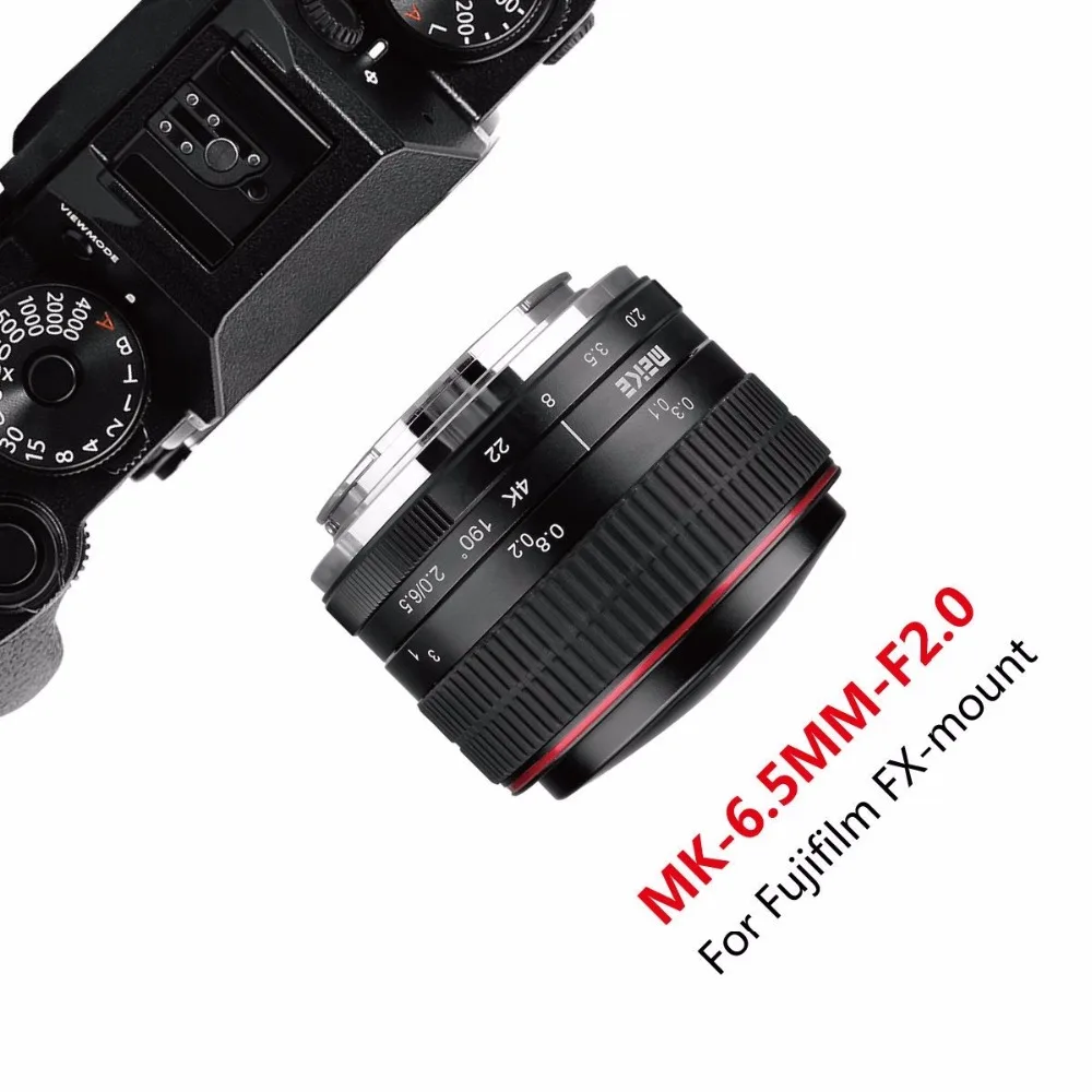 Объектив рыбий глаз MEIKE F2.0 для Fujifilm X Mount камеры с объективом креплением камер |lens