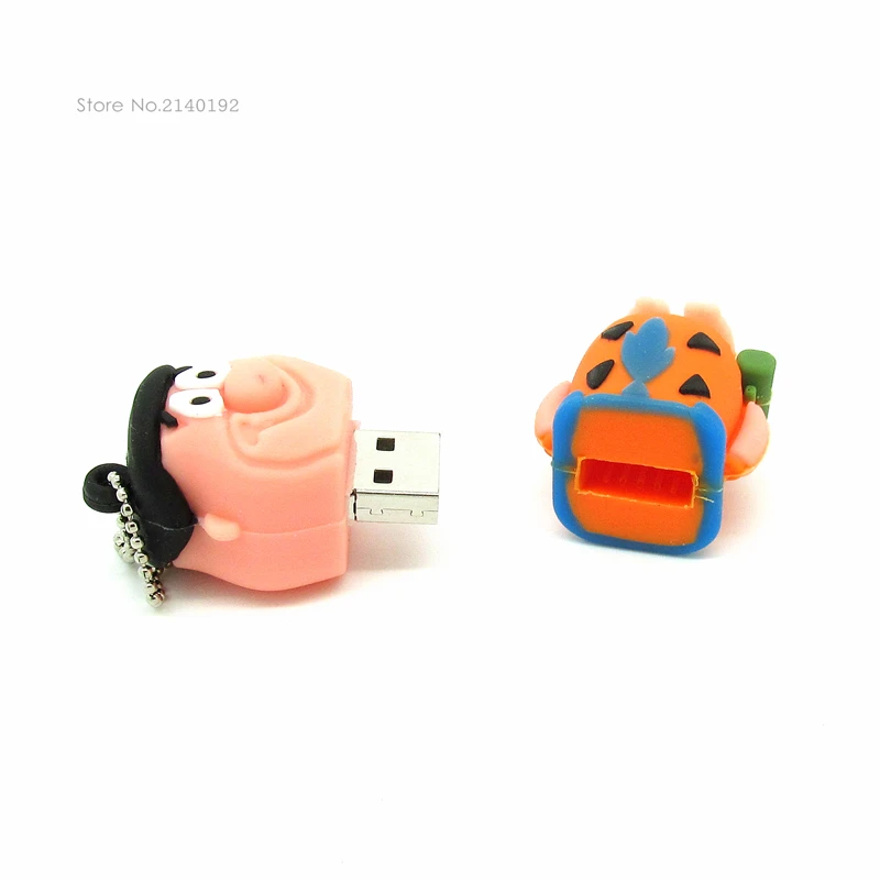 Новый дизайн Fred Flintstones Флешка 4g 8g 16g 32g usb карта памяти устройство для хранения
