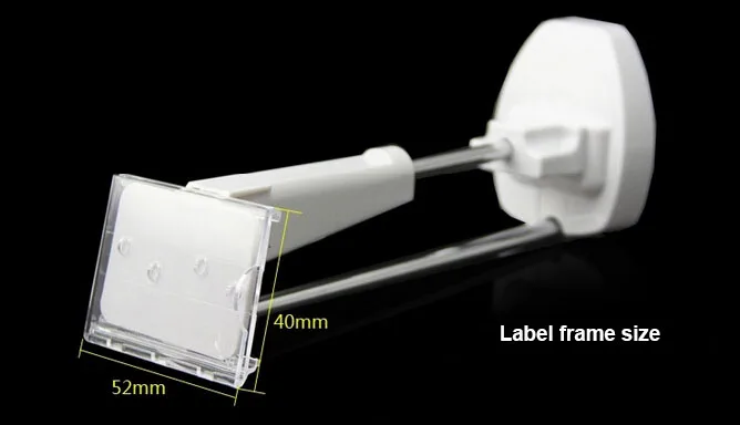 

180mm Anti Theft Shelf Hanger Shelf Hook Electronic Product Holder Hanger With Acrylic Label Holder Frame Shelf Bracket Hook